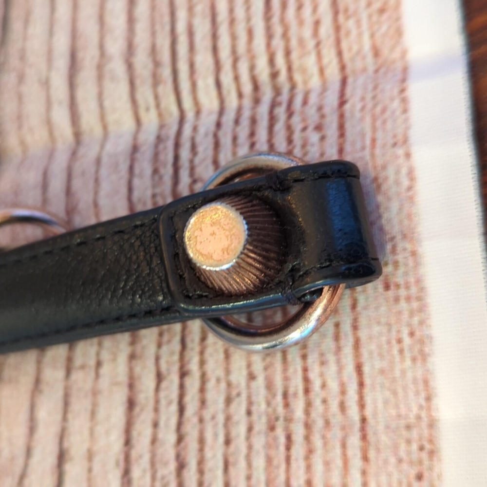 Alexander Wang Fumo Wallet Wrislet Strap Black Leather Rose Gold Hardware - Picture 8 of 10
